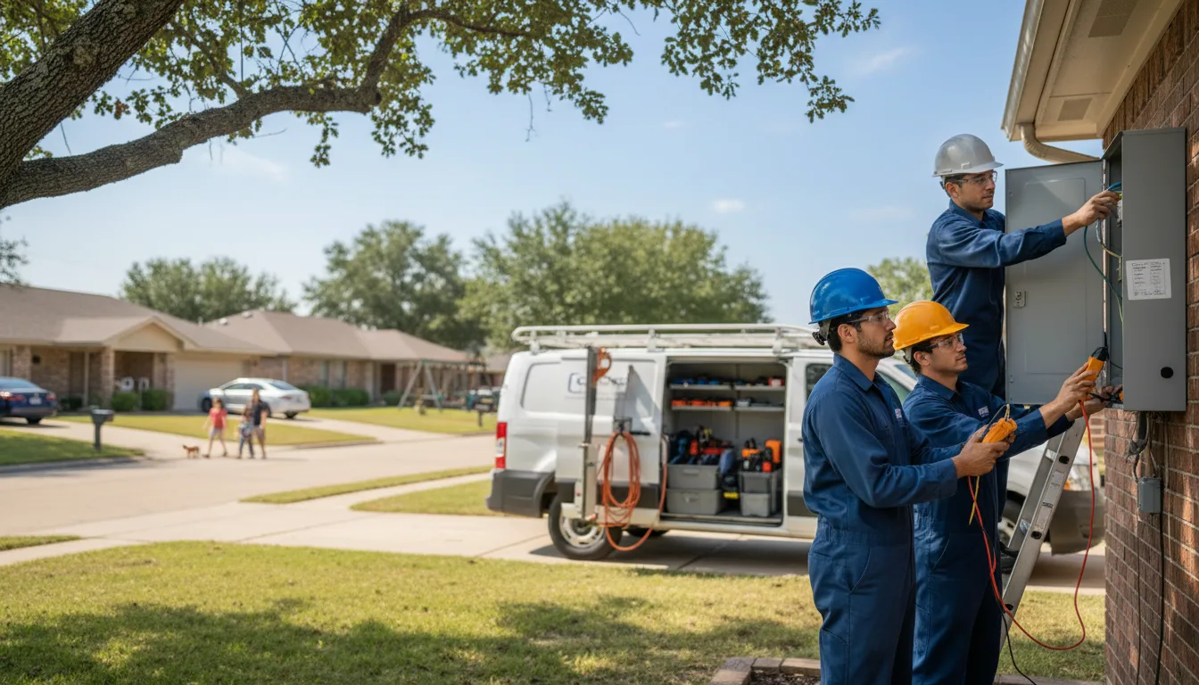 Certified electrician providing emergency electrical services in Baileyville, KS